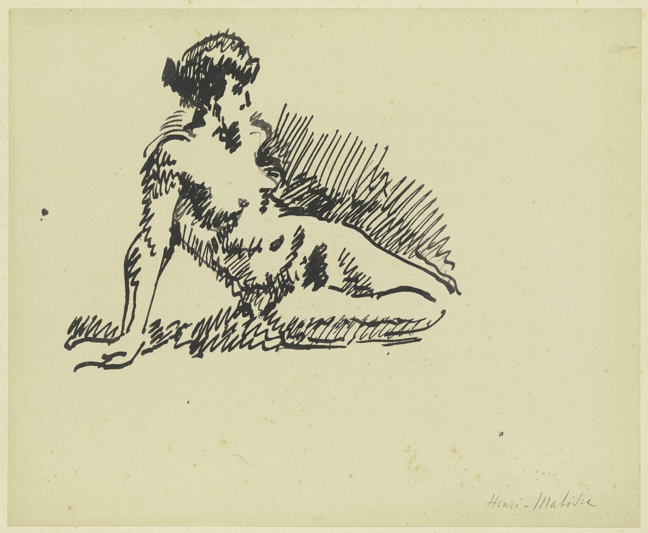Siedzący akt kobiecy autorstwa Henri Matisse
