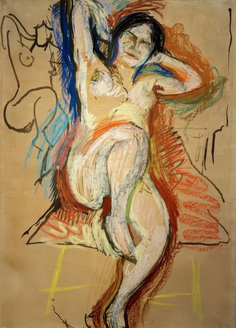 Naga kobieta w pozycji siedzącej autorstwa Henri Matisse