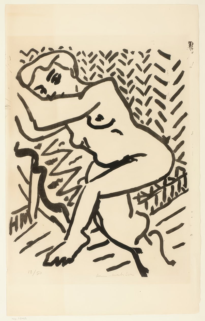 Mały lekki drzeworyt autorstwa Henri Matisse