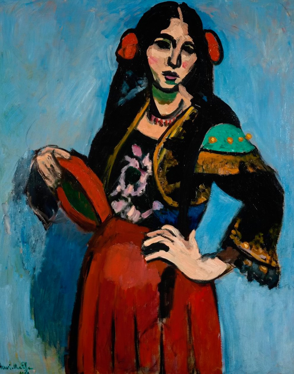 Hiszpańska kobieta z tamburynem autorstwa Henri Matisse