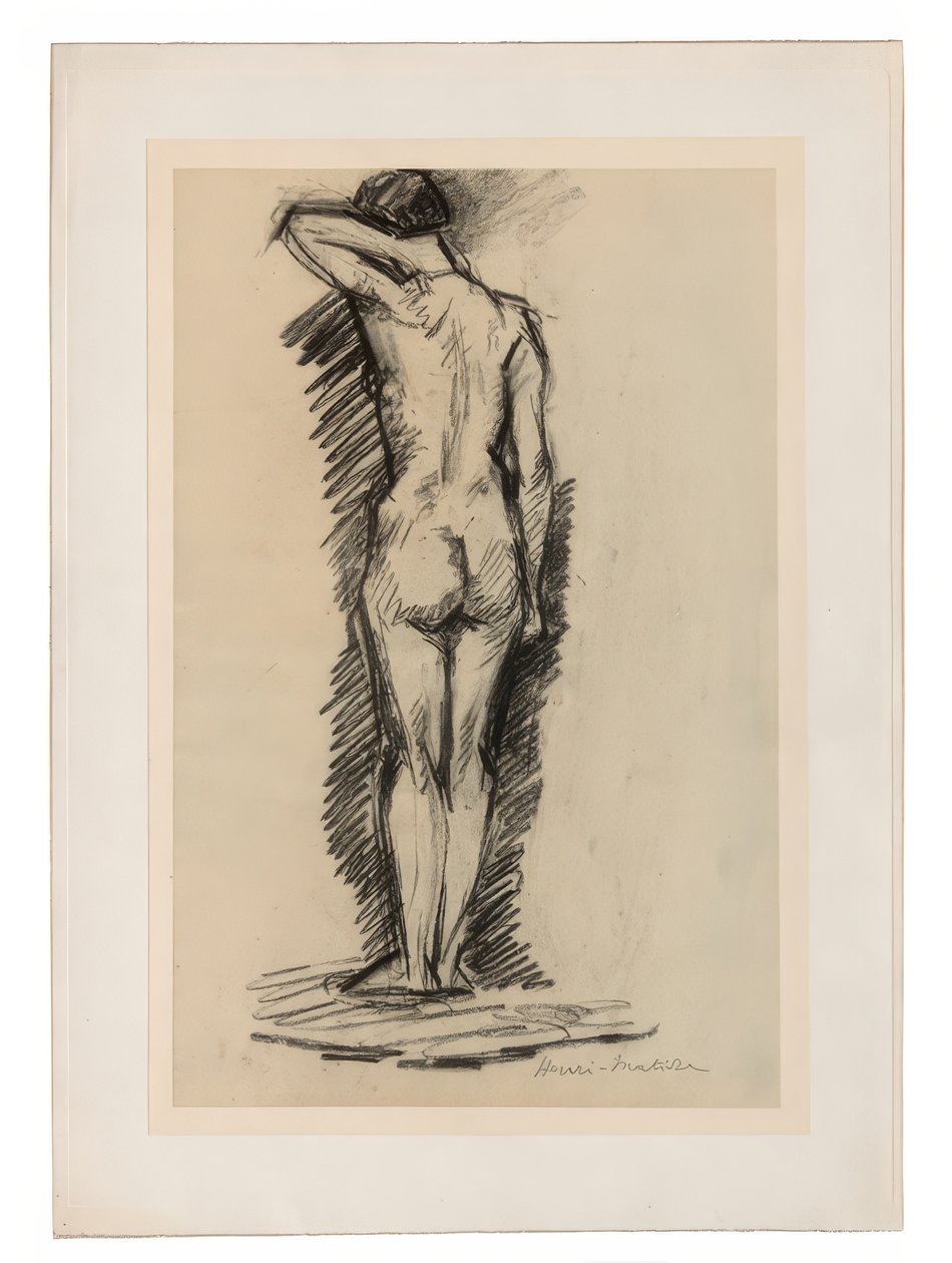 Stojąca kobieta nago widziana od tyłu autorstwa Henri Matisse