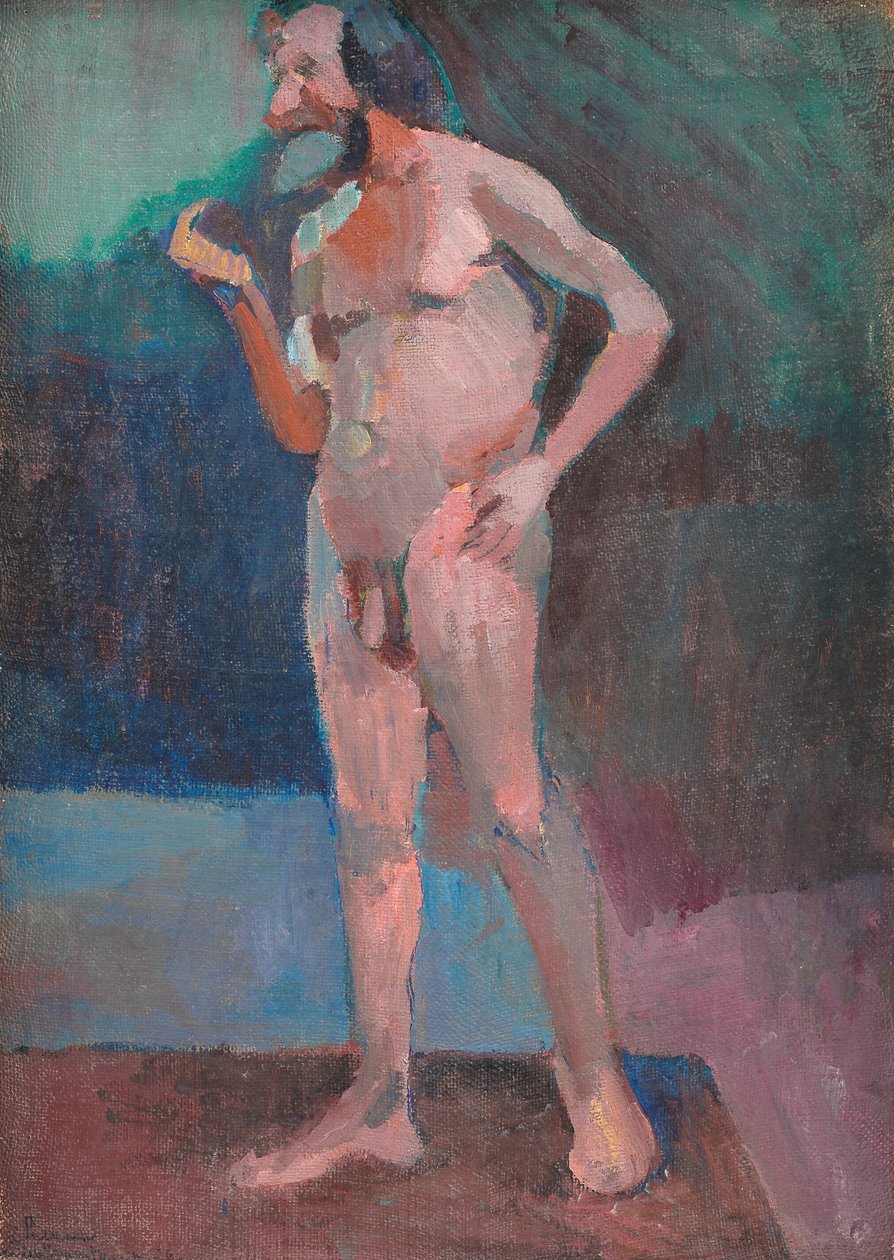Stojący model męski autorstwa Henri Matisse