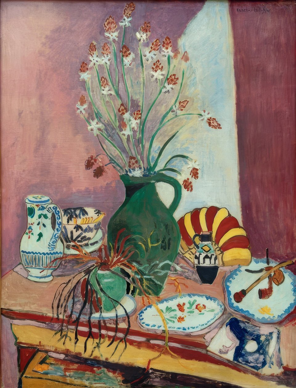 Martwa natura z asfodelami autorstwa Henri Matisse