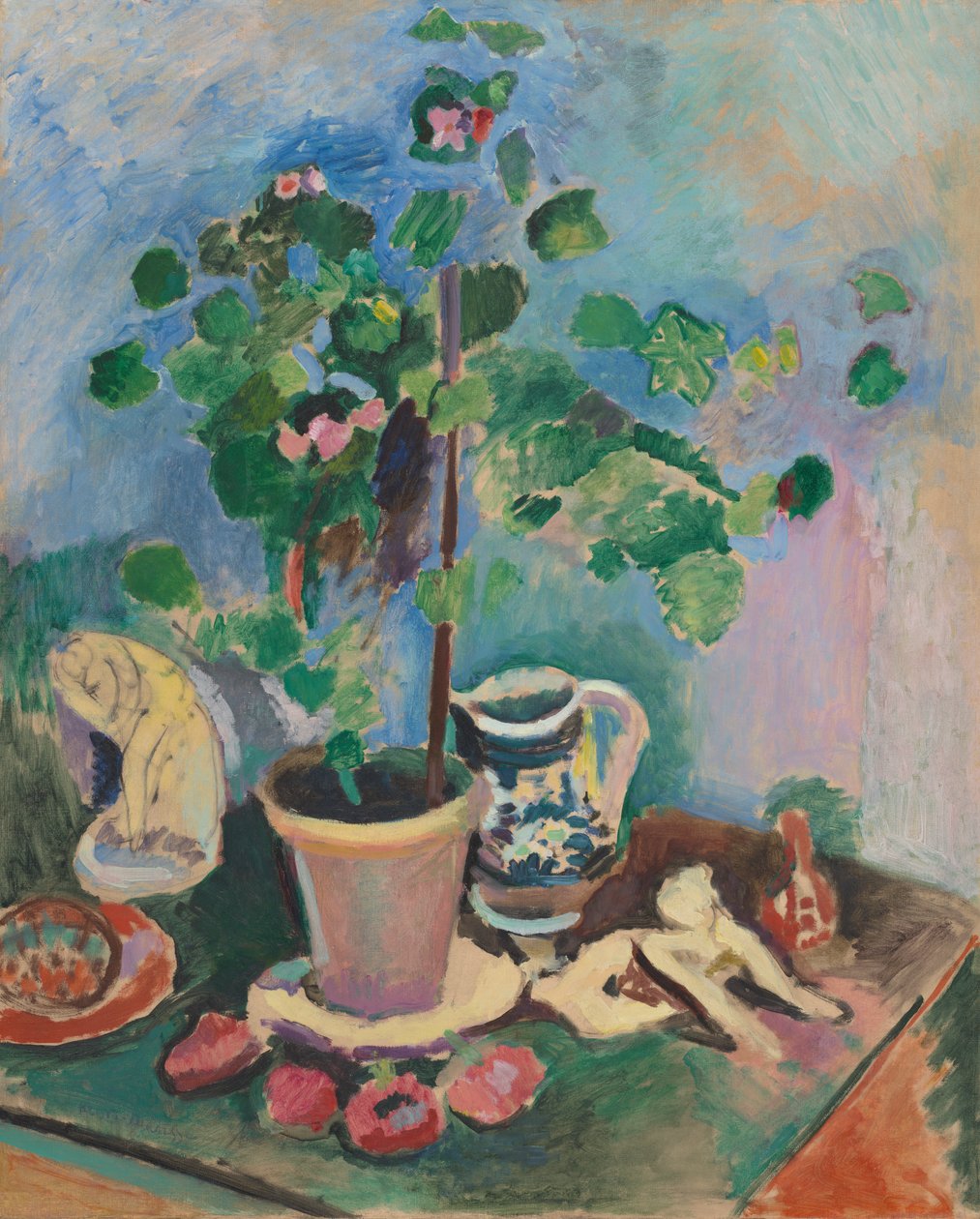 Martwa natura z pelargonią autorstwa Henri Matisse