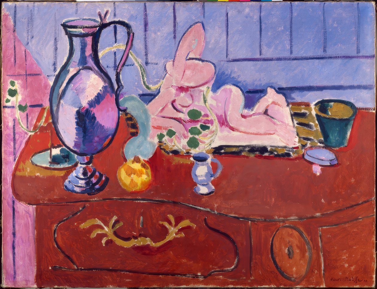 Martwa natura z cynowym dzbanem autorstwa Henri Matisse