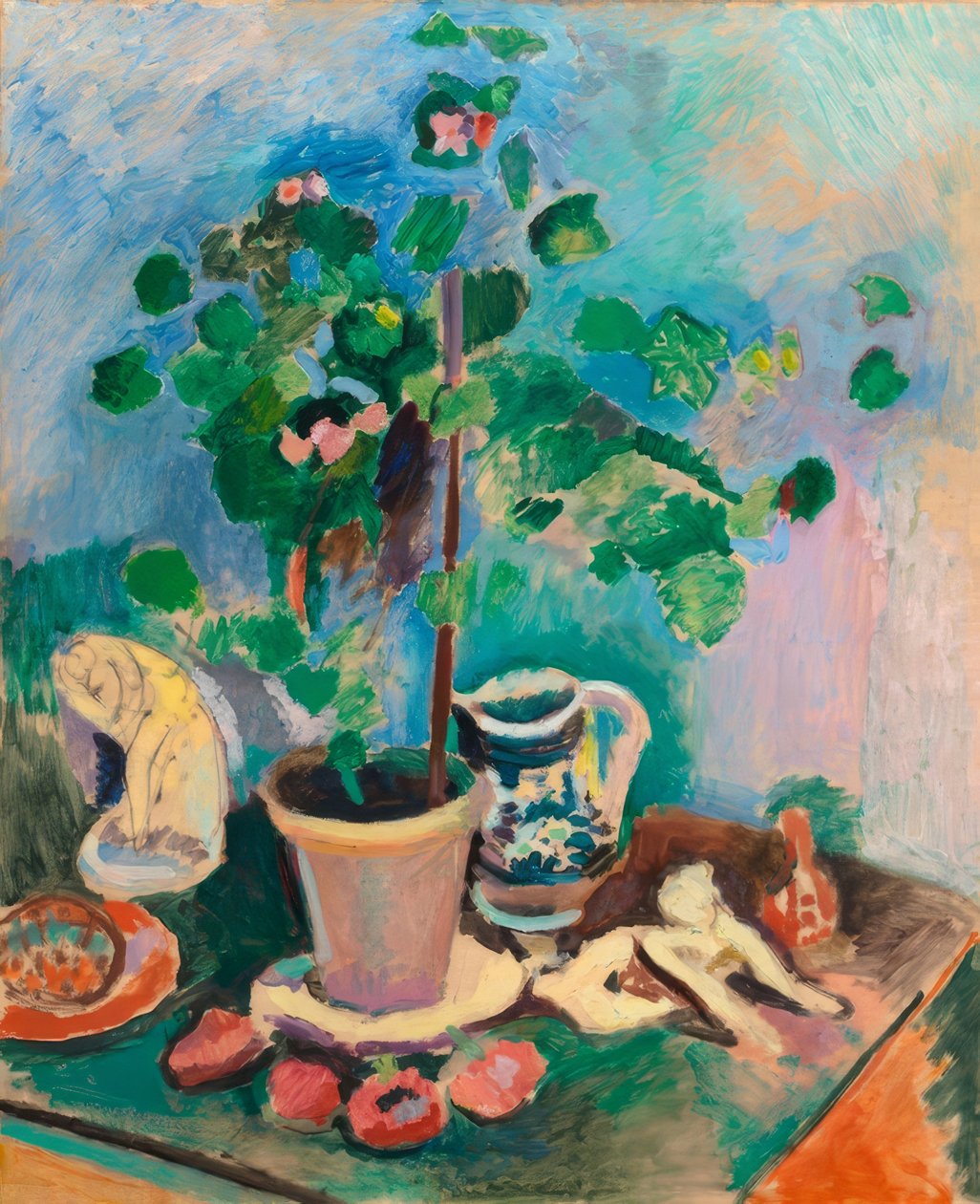 Martwa natura z geranium autorstwa Henri Matisse