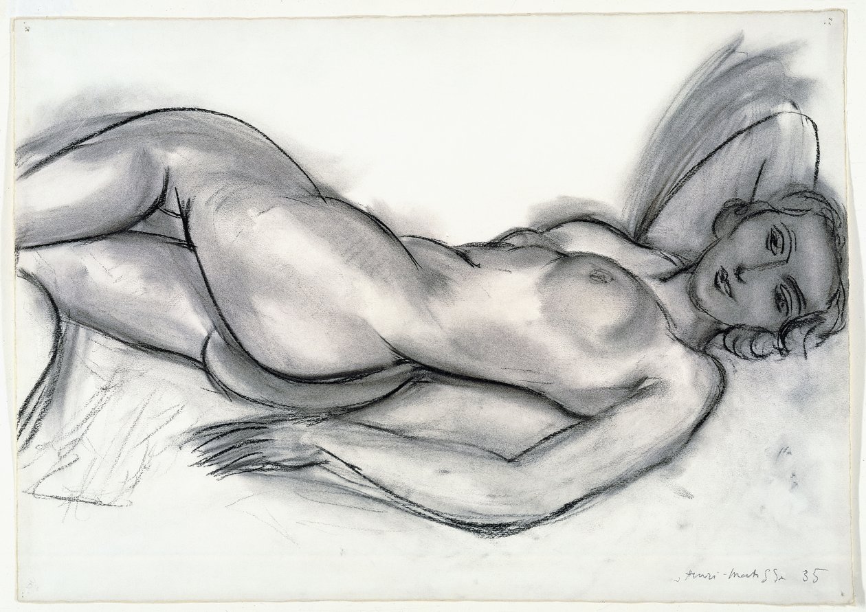 Studium różowego aktu autorstwa Henri Matisse