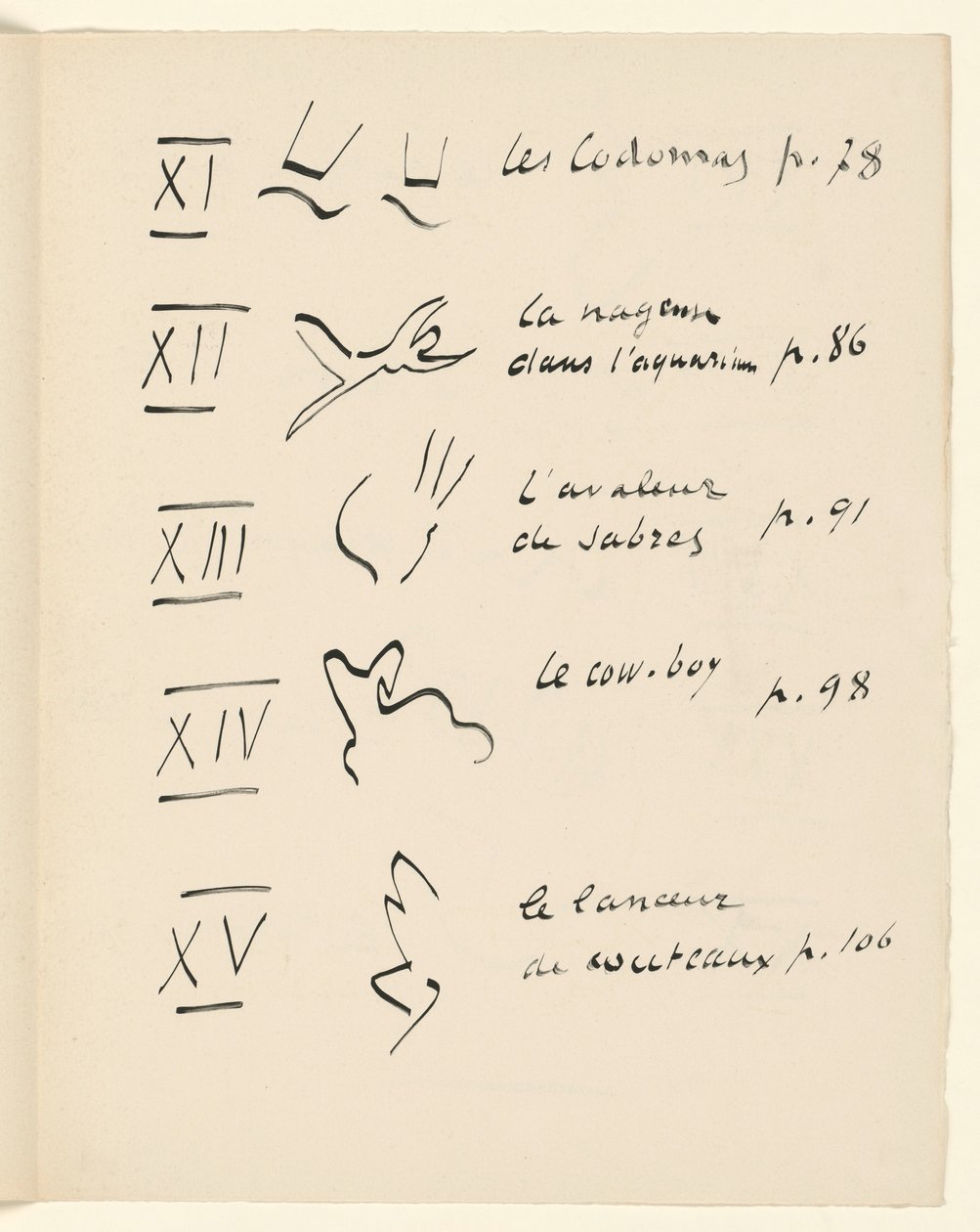 Tablica obrazów 3. Z „Jazz”. S. 151 autorstwa Henri Matisse