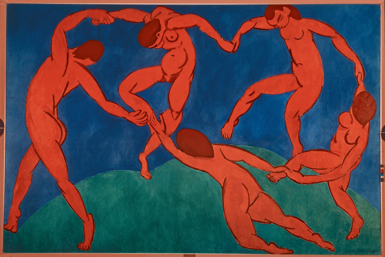 Taniec (II) autorstwa Henri Matisse