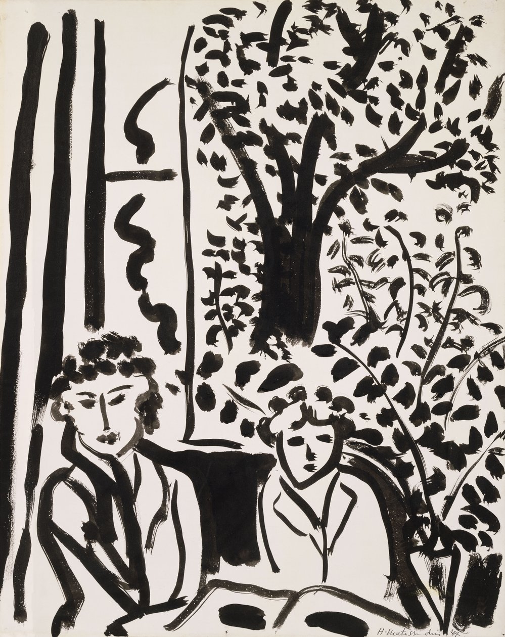 Cisza mieszkająca w domach autorstwa Henri Matisse