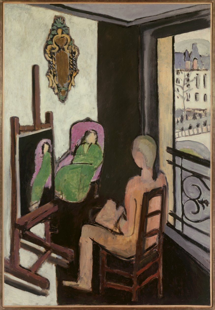 Malarz w swojej pracowni 1916 (olej na płótnie) autorstwa Henri Matisse