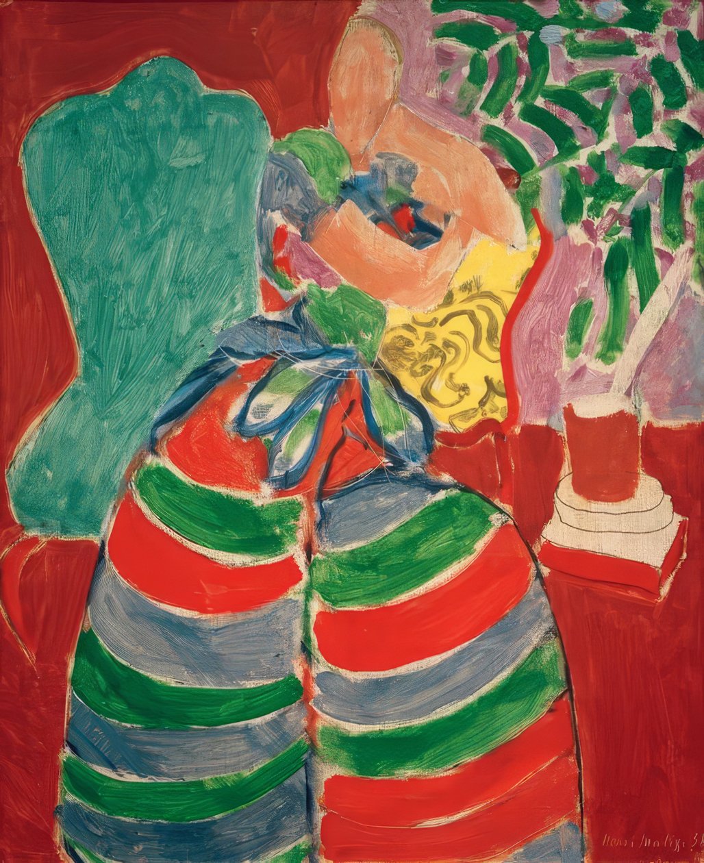 Sukienka w paski autorstwa Henri Matisse