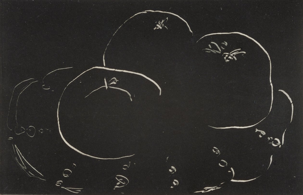 Trzy jabłka i talerz autorstwa Henri Matisse
