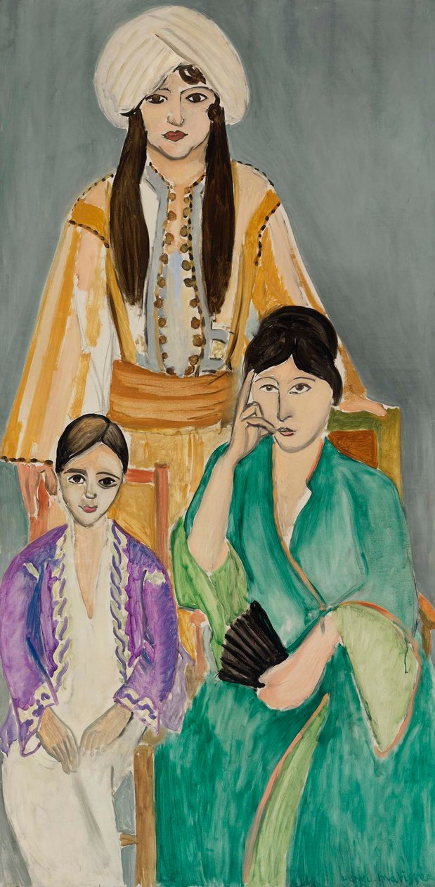 Trzy siostry na szarym tle (Les Trois soeurs sur fond gris) autorstwa Henri Matisse