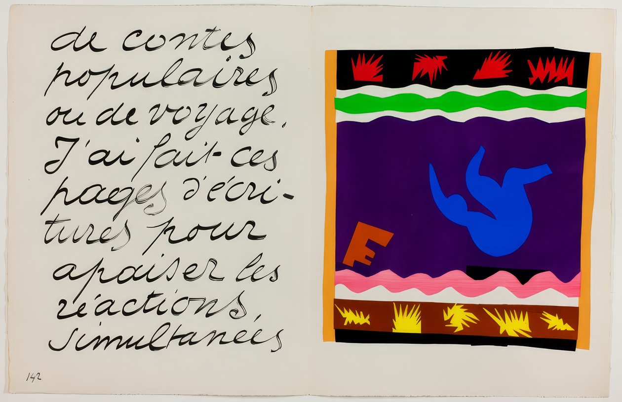 Toboggan, od Jazz autorstwa Henri Matisse