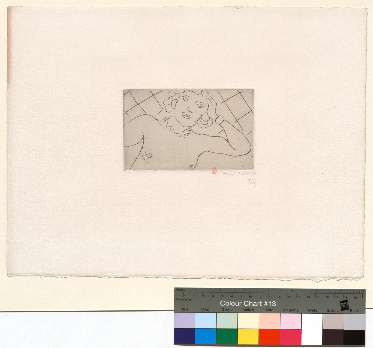 Tors, tło w romby autorstwa Henri Matisse