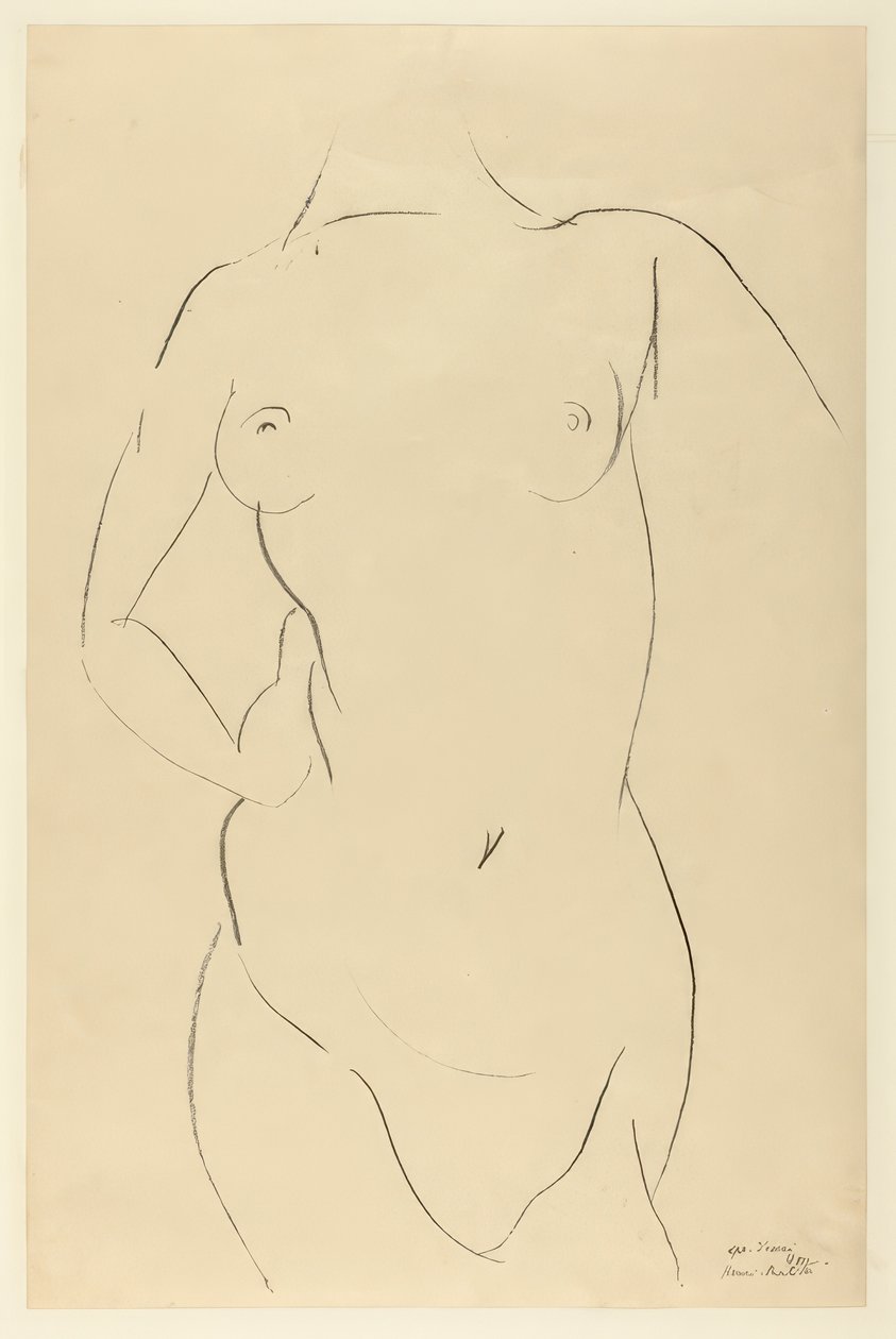 Tułów autorstwa Henri Matisse