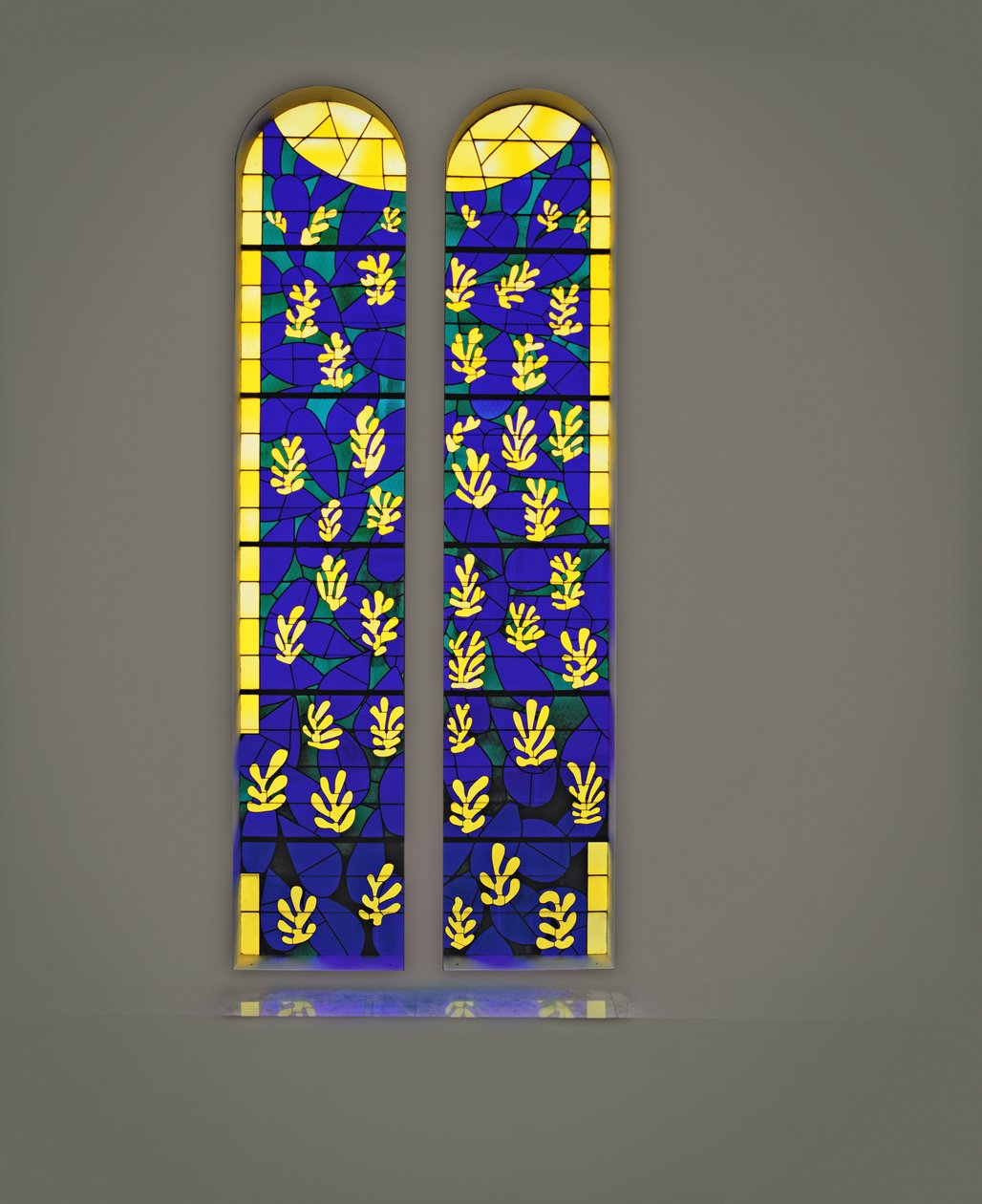 Witraż Drzewo Życia, Kaplica Różańcowa, Vence autorstwa Henri Matisse