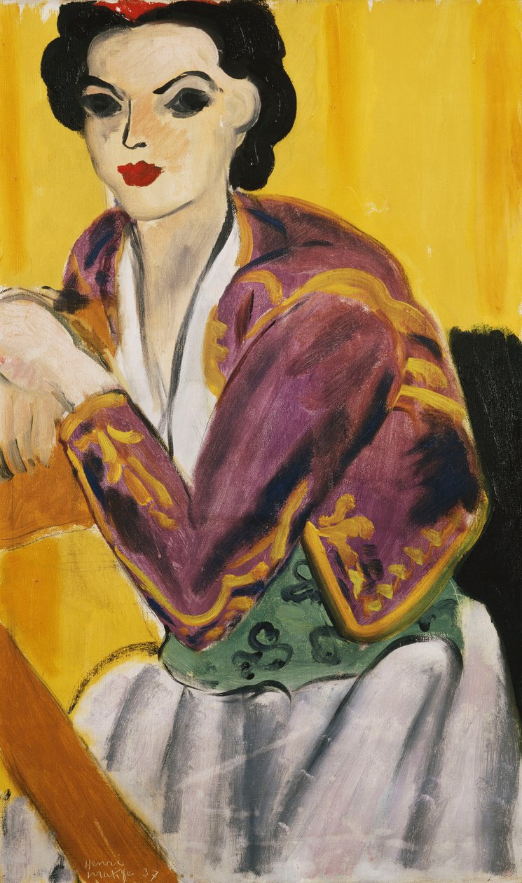 Violet Bolero 1937 (olej na płótnie) autorstwa Henri Matisse