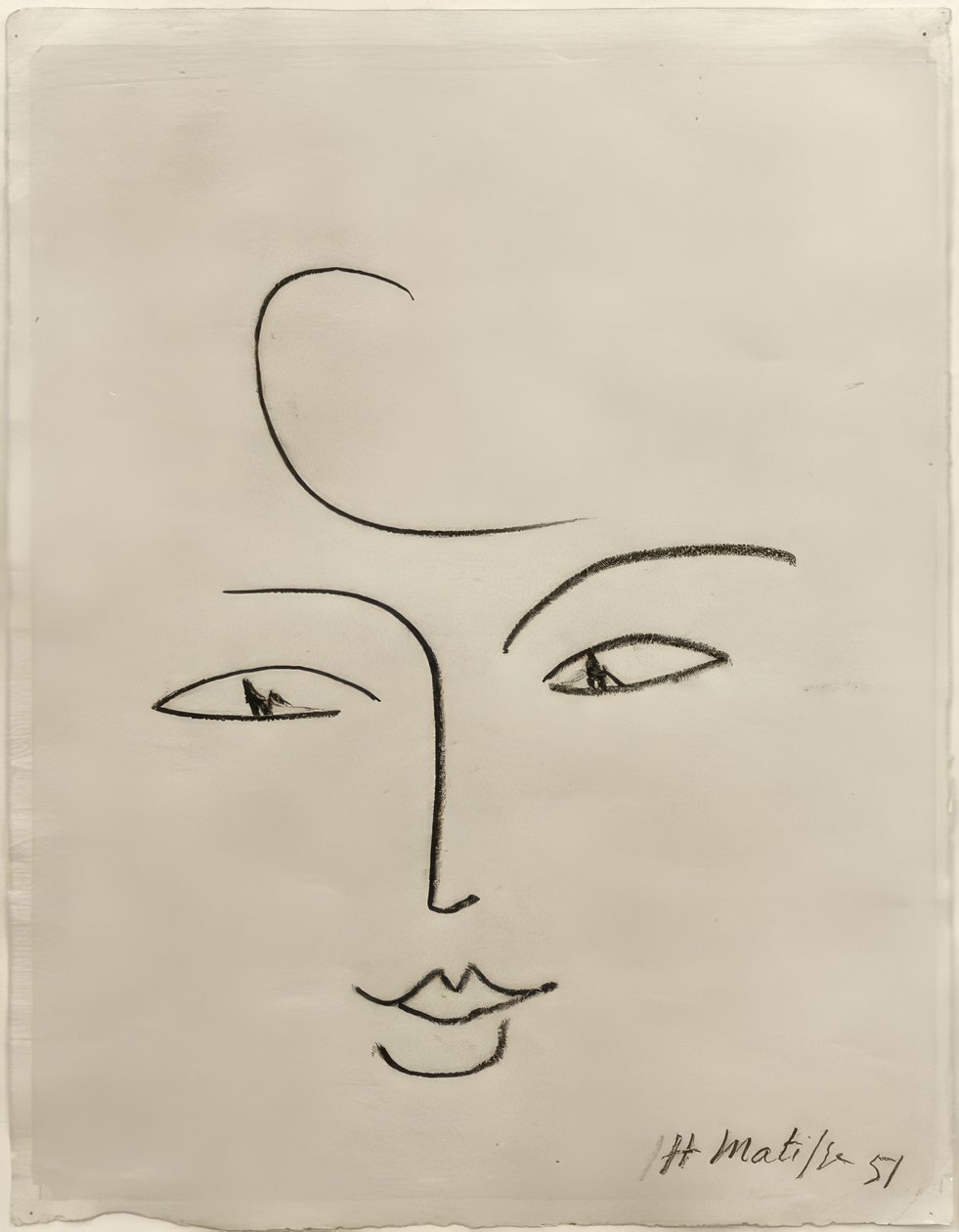 Twarz autorstwa Henri Matisse