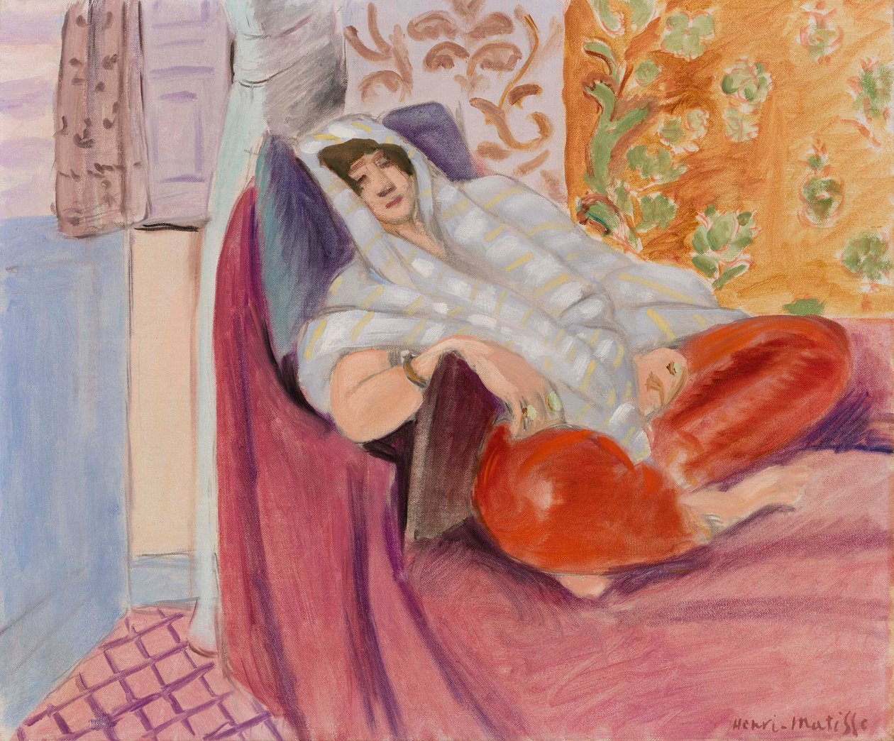 Kobieta w pozycji leżącej autorstwa Henri Matisse