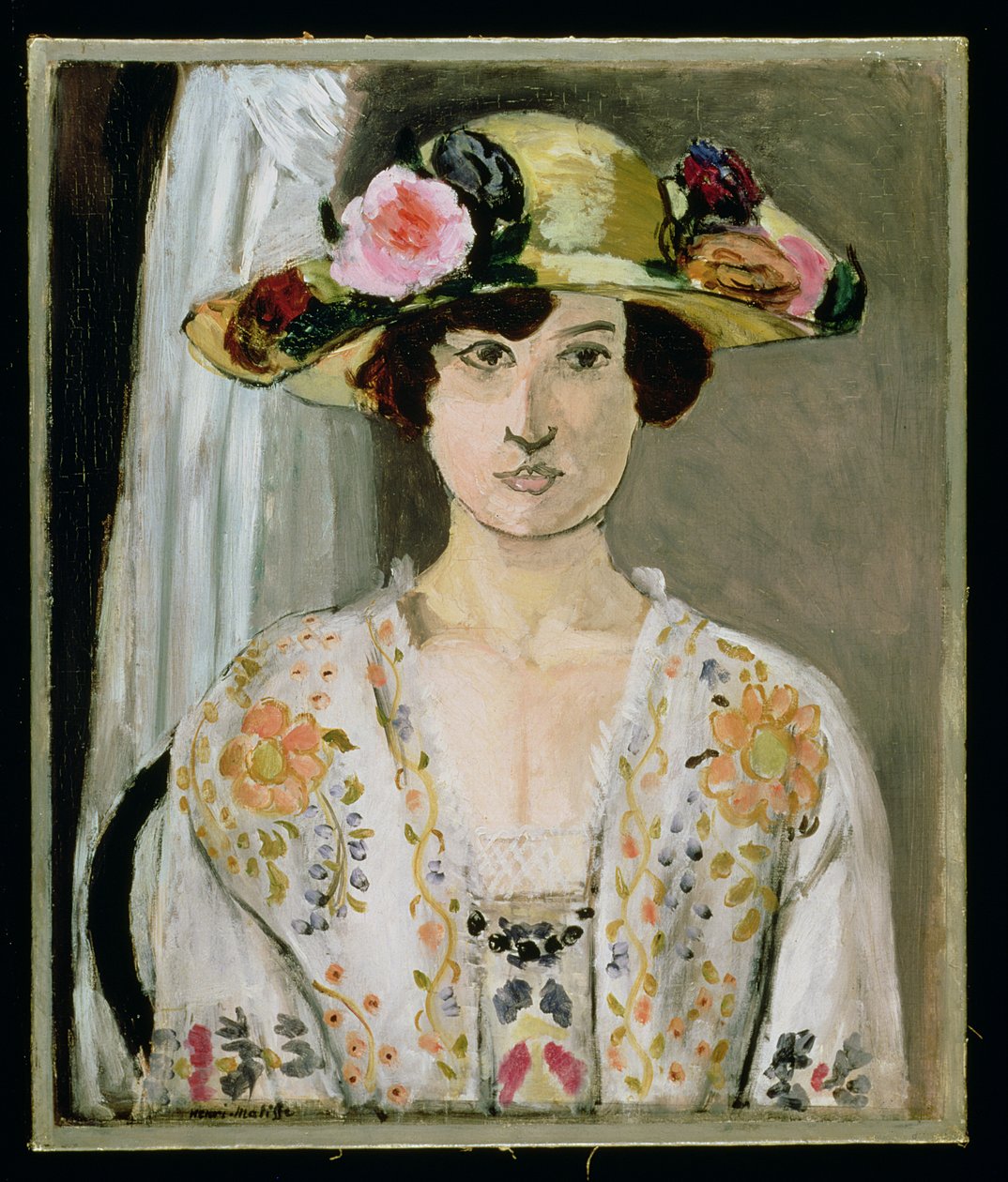 Kobieta w kapeluszu, ok. 1920 (olej na płótnie) autorstwa Henri Matisse