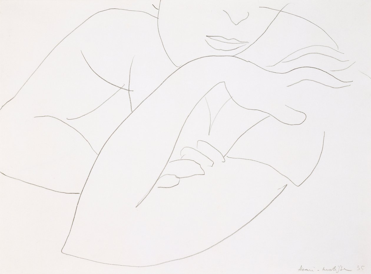 Kobieta ze skrzyżowanymi ramionami autorstwa Henri Matisse