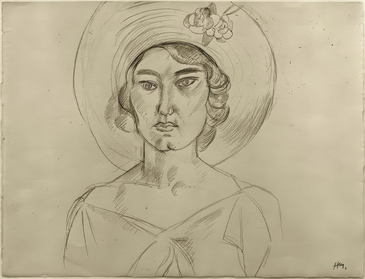 Kobieta w kapeluszu autorstwa Henri Matisse
