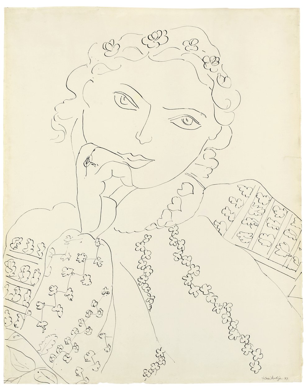 Młoda dziewczyna autorstwa Henri Matisse