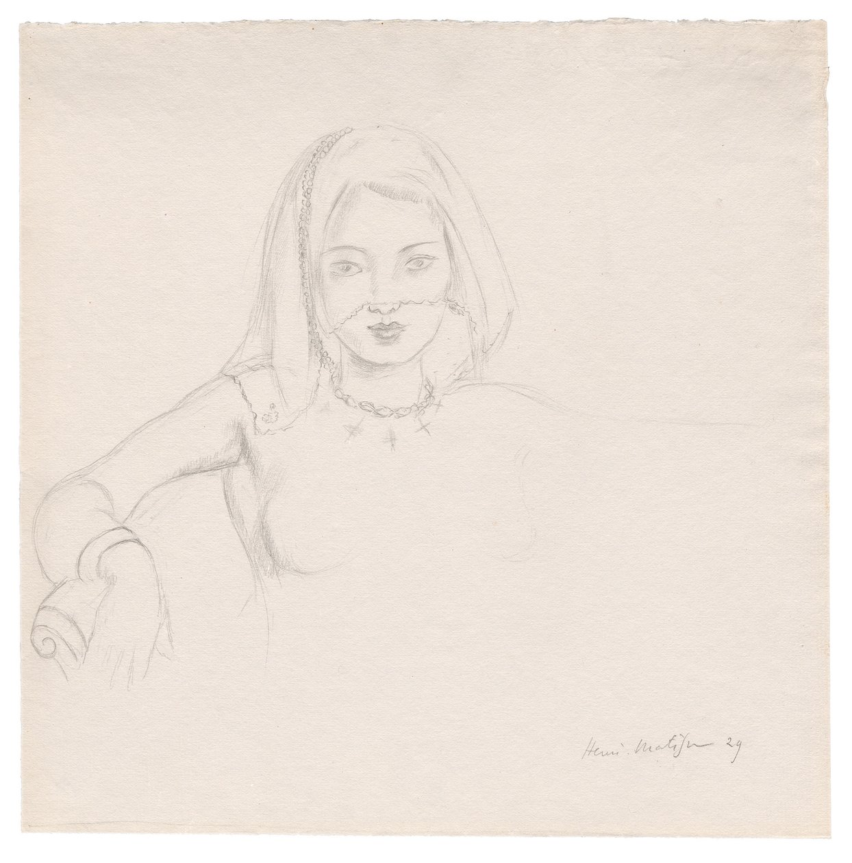 Młoda kobieta w welonie autorstwa Henri Matisse