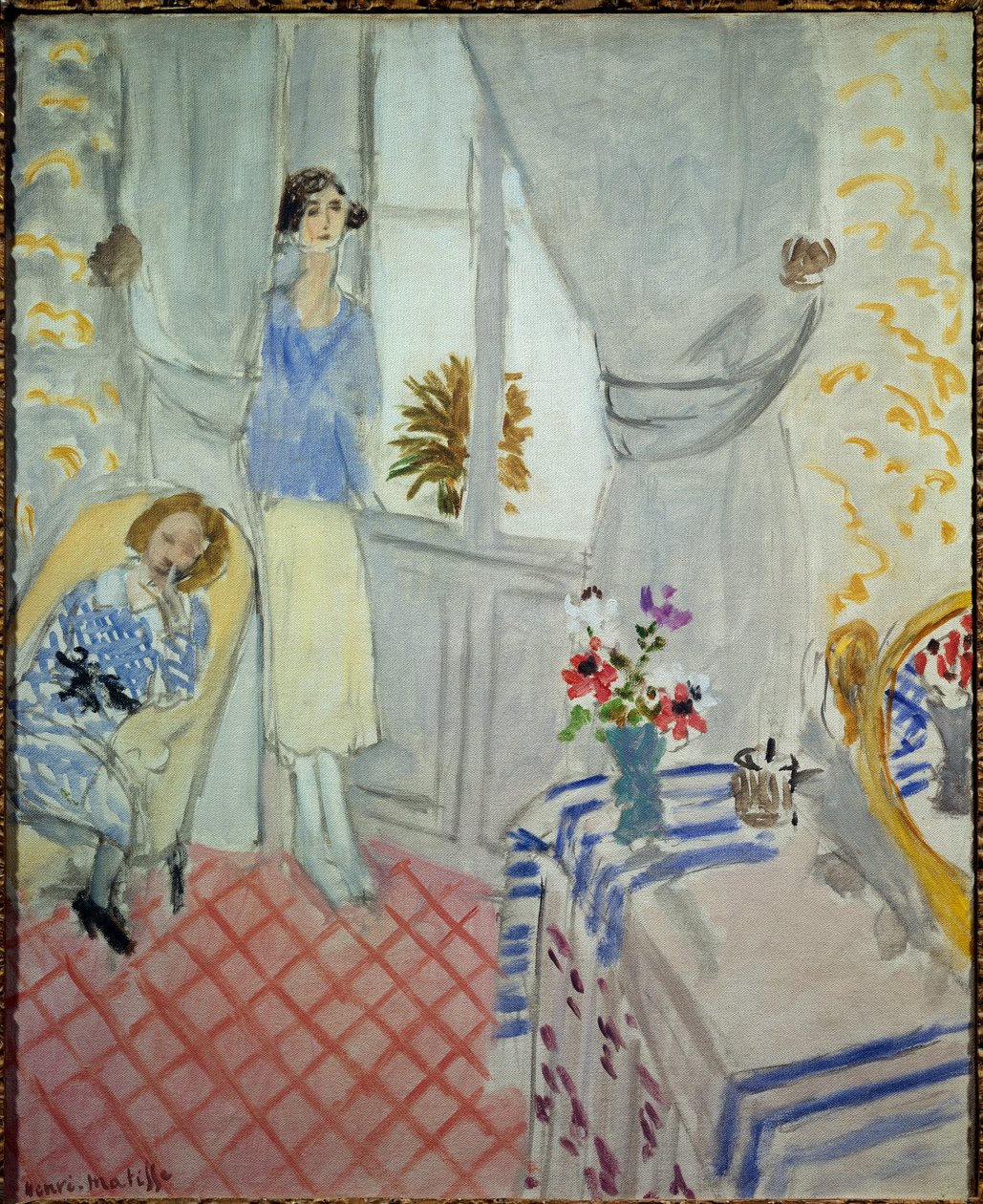 le boudoir 1921 (olej na płótnie) autorstwa Henri Matisse