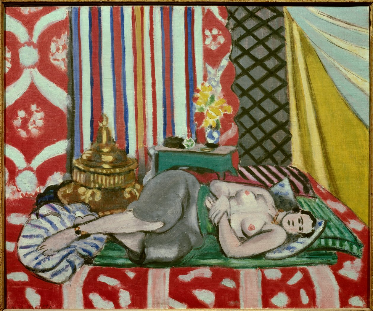 odalisque a la culotte grise 1925 (olej na płótnie) autorstwa Henri Matisse