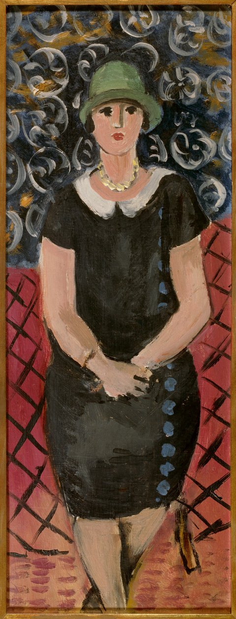 siedząca kobieta ok. 1925 (olej na tekturze) autorstwa Henri Matisse