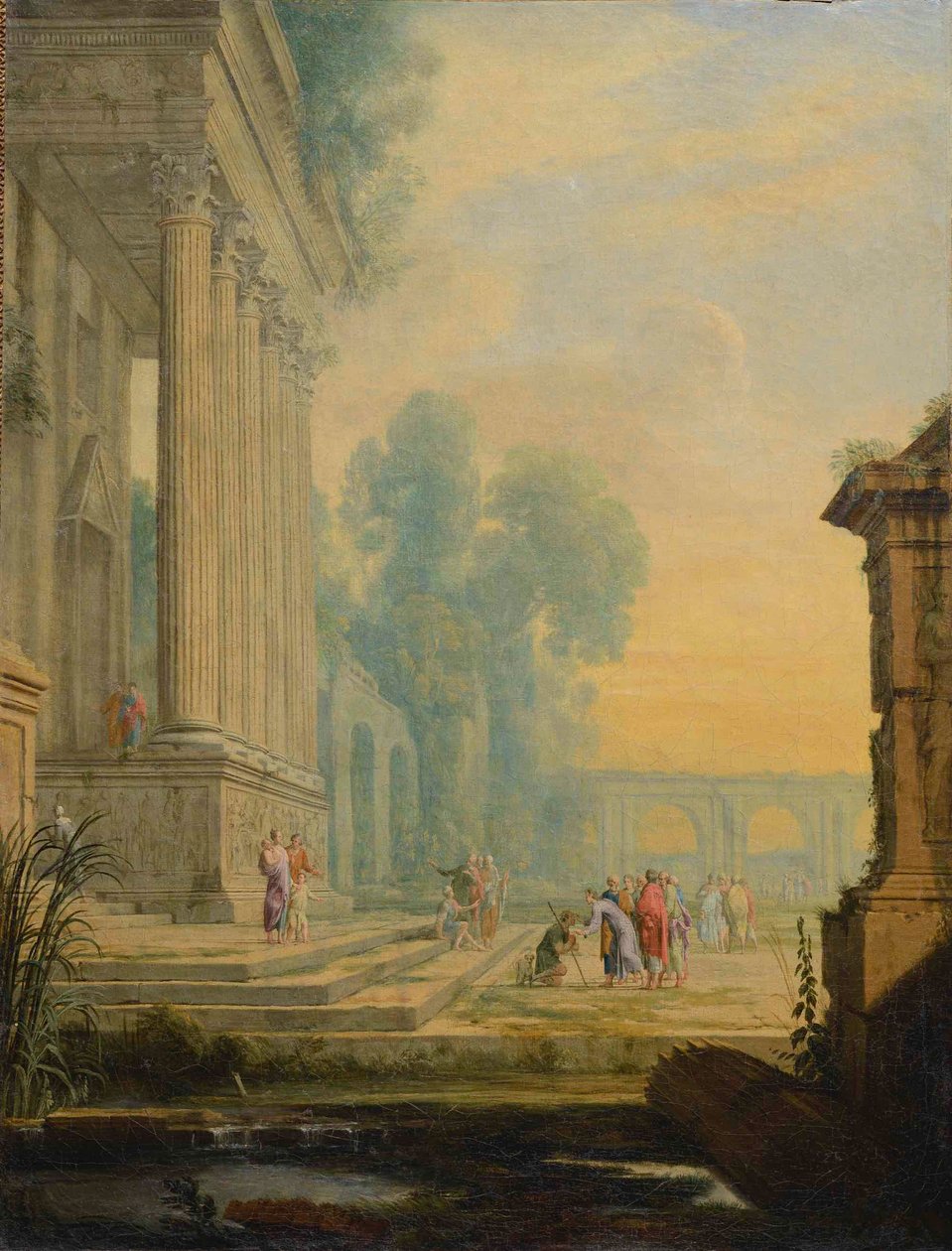 Francuski: Le Christ et les aveugles autorstwa Henri Mauperche