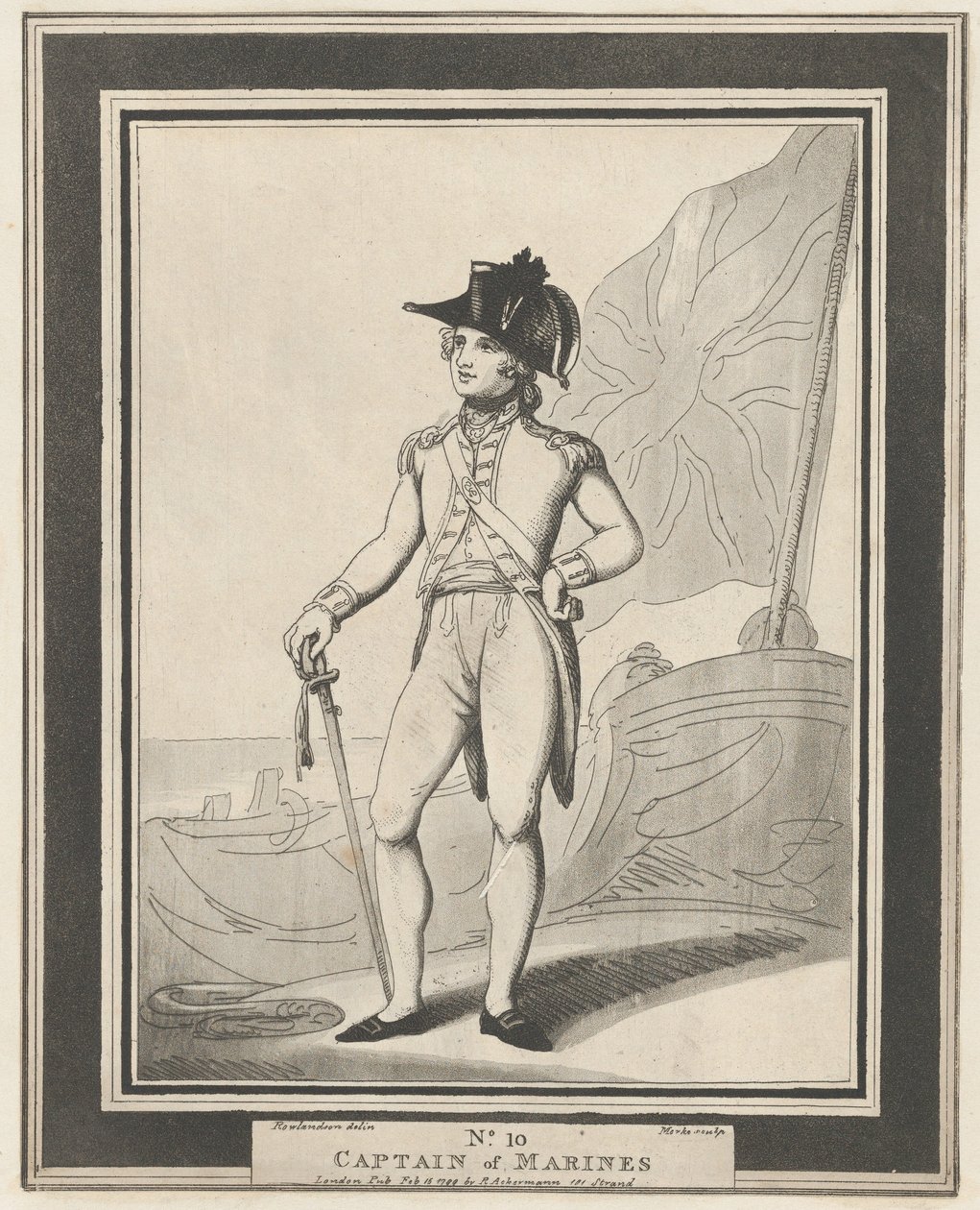 Nr 10: Kapitan Marines, 15 lutego 1799. autorstwa Henri Merke