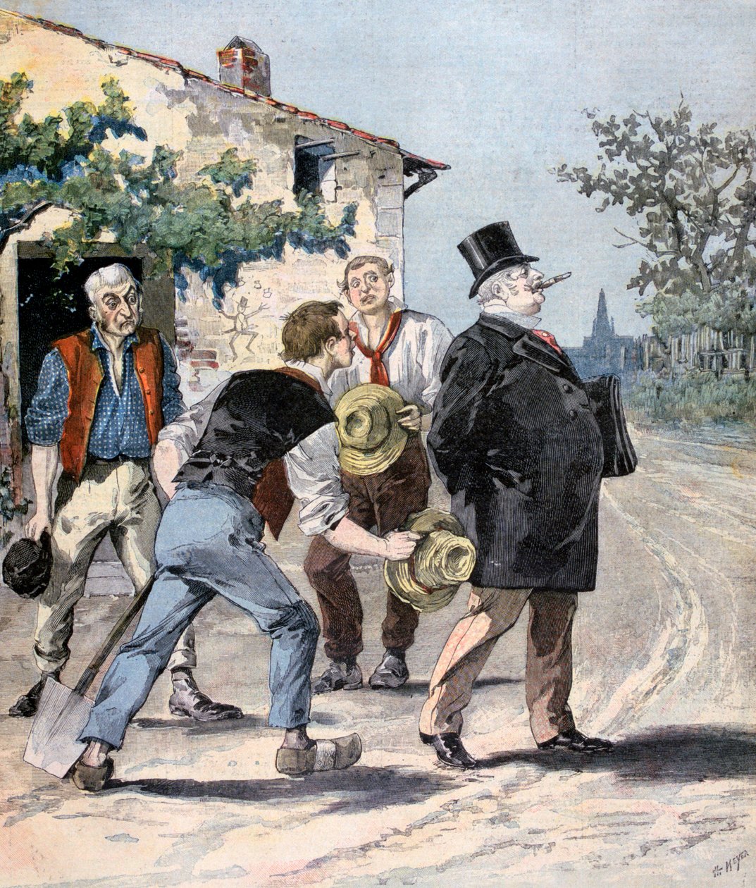 Po wyborach, 1893 autorstwa Henri Meyer