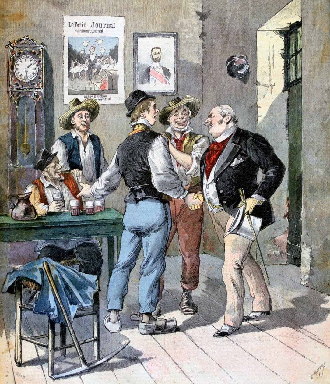 Przed wyborami, 1893 autorstwa Henri Meyer