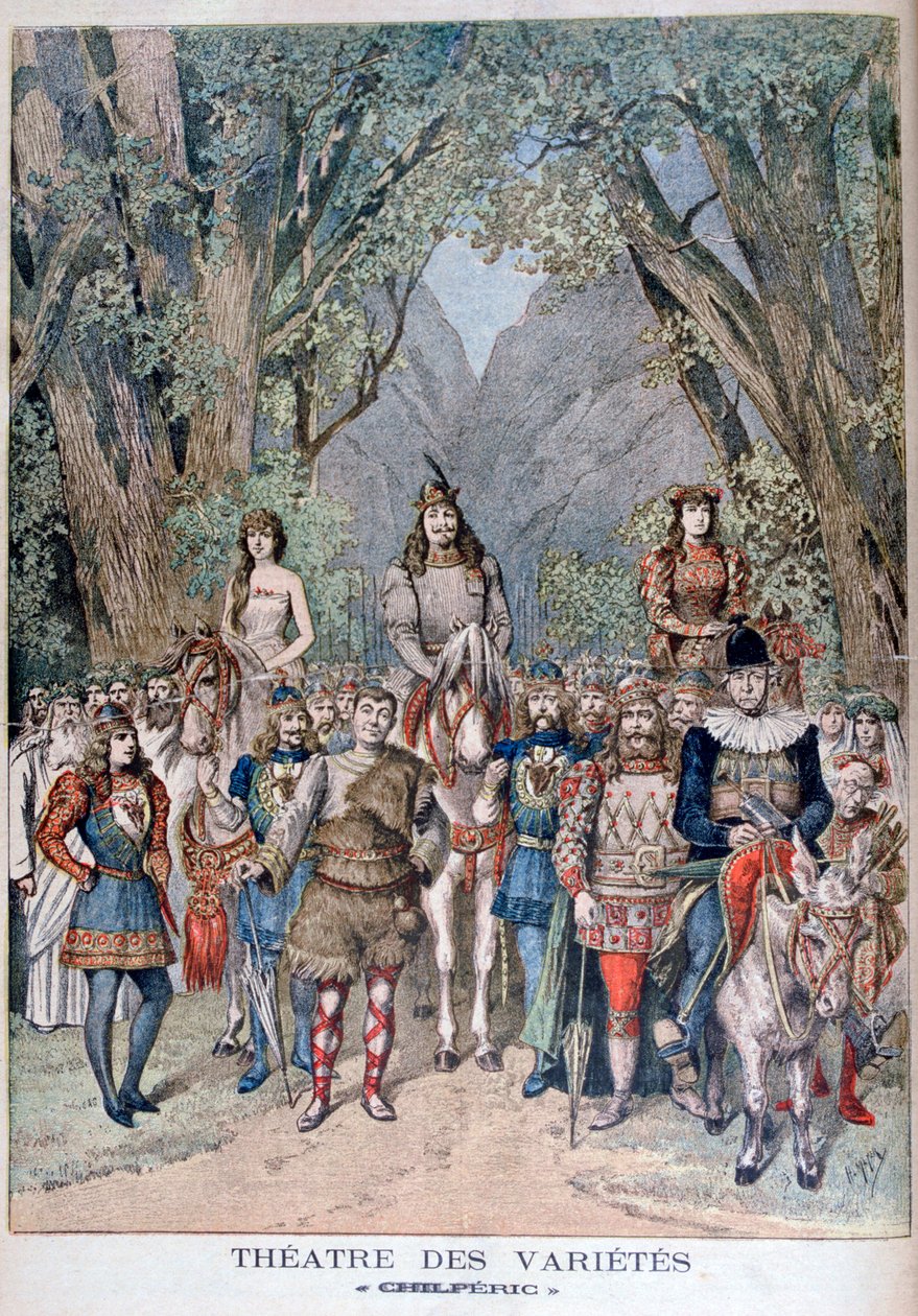 Chilperic, Teatr Rozmaitości, 1895 autorstwa Henri Meyer