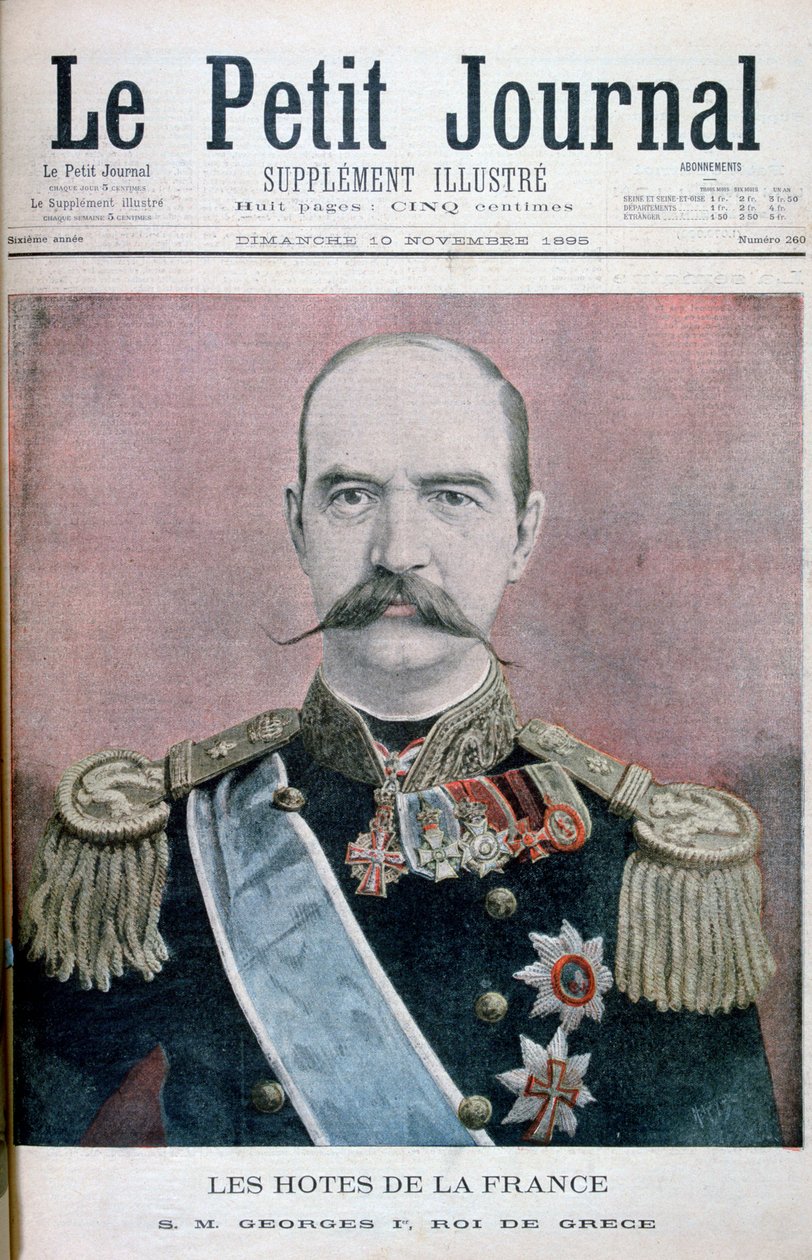 Jerzy I z Grecji, 1895 autorstwa Henri Meyer