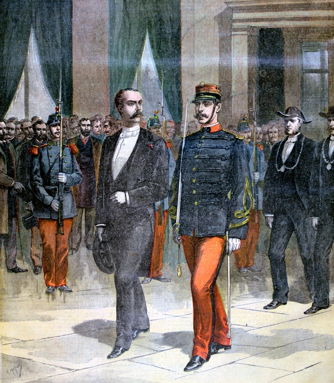 Jean Casimir-Perier, przewodniczący izby poselskiej, 1893 autorstwa Henri Meyer