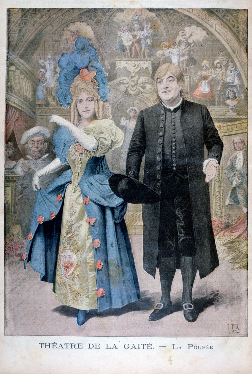 Lalka, Teatr Gaité, Paryż, 1896 autorstwa Henri Meyer