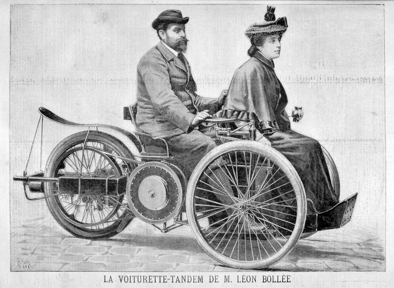 Samochód Leon Bollée Cart, 1896 autorstwa Henri Meyer