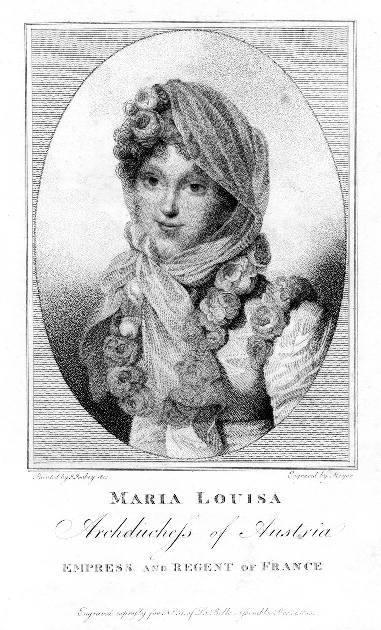 Maria Louisa, arcyksiężna Austrii, 1813. autorstwa Henri Meyer