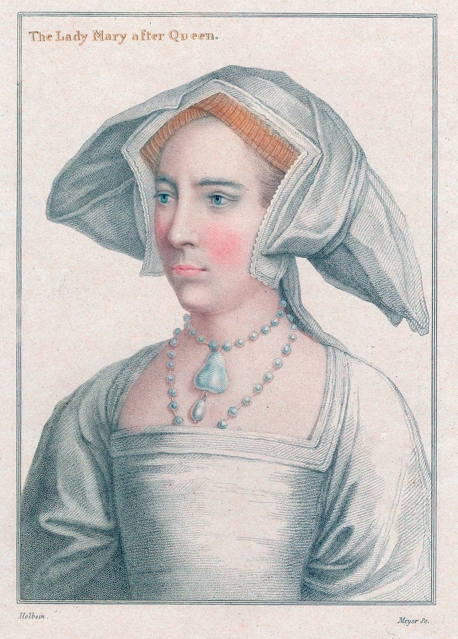 Maria Tudor 1516-1558 autorstwa Henri Meyer
