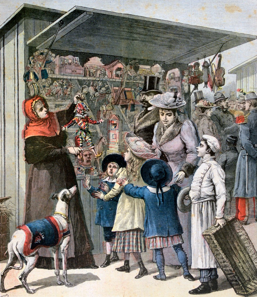 Nowy Rok, Paryż, 1892 autorstwa Henri Meyer