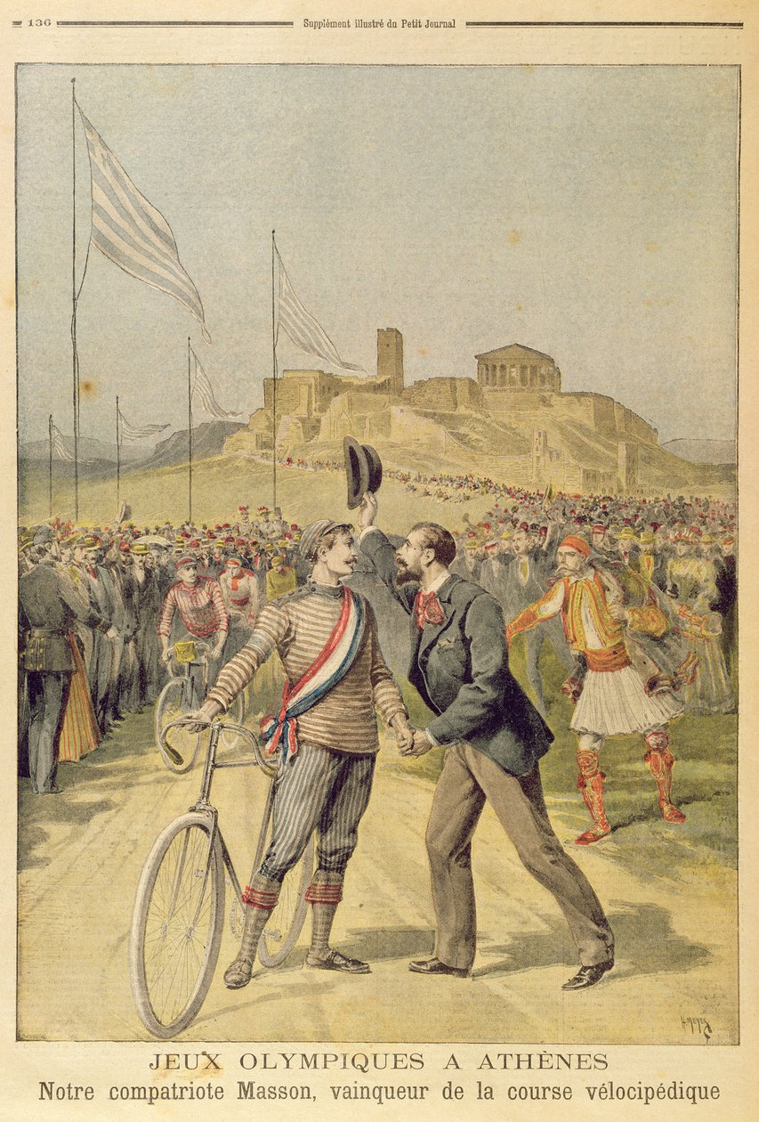 Paul Masson, ilustracja z „Le Petit Journal”, 26 kwietnia 1896 r. autorstwa Henri Meyer