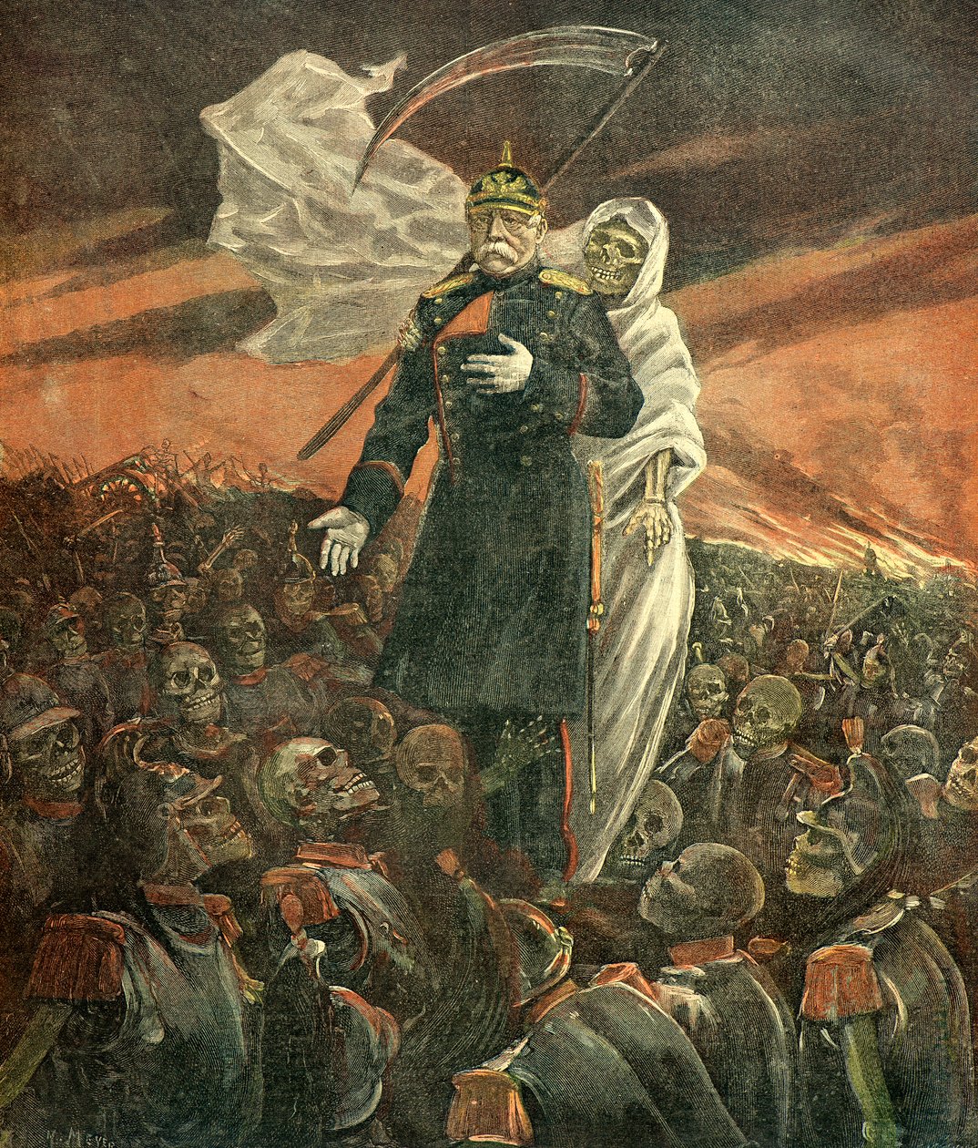 Portret Bismarcka autorstwa Henri Meyer