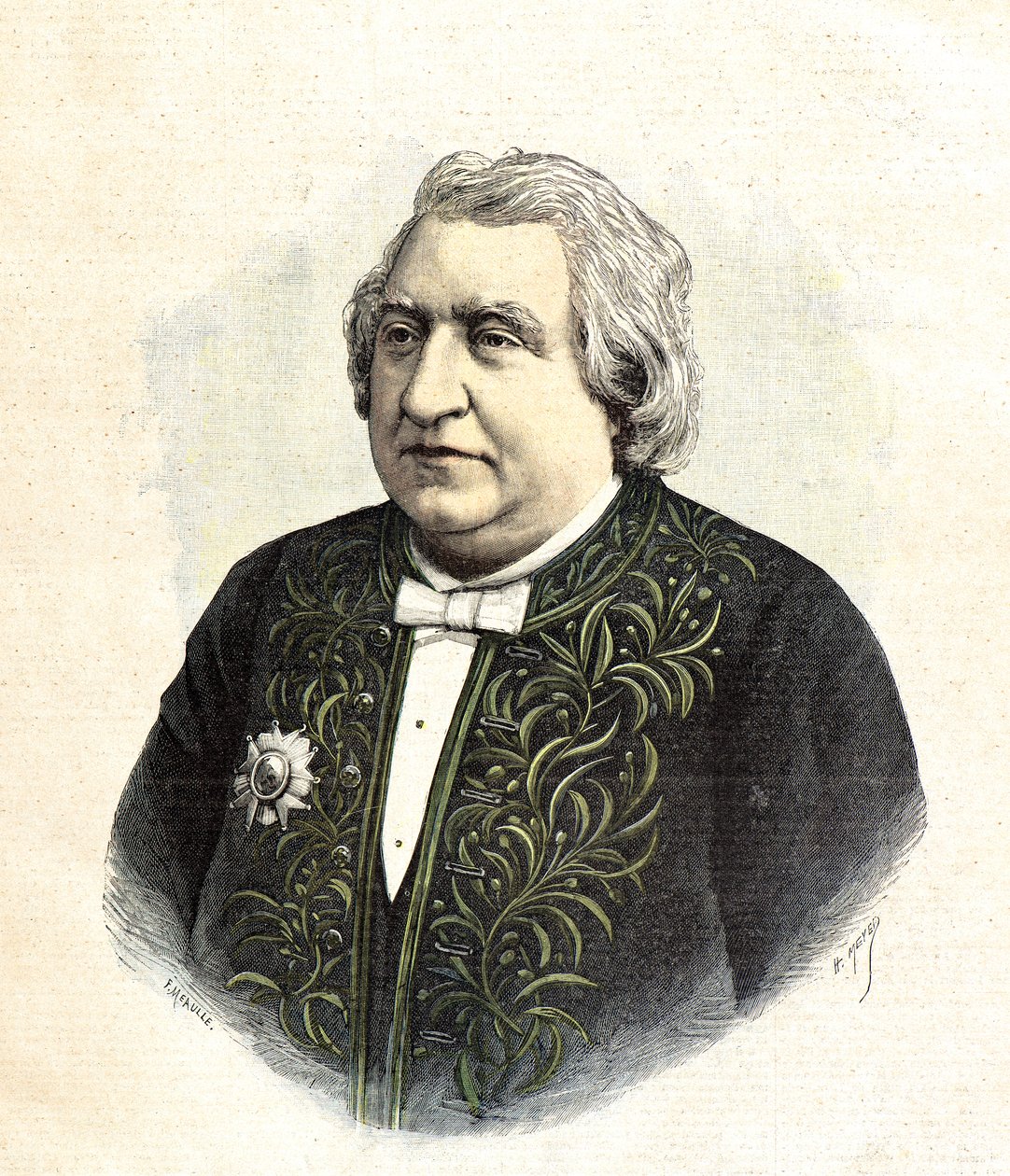 Portret Ernesta Renana autorstwa Henri Meyer
