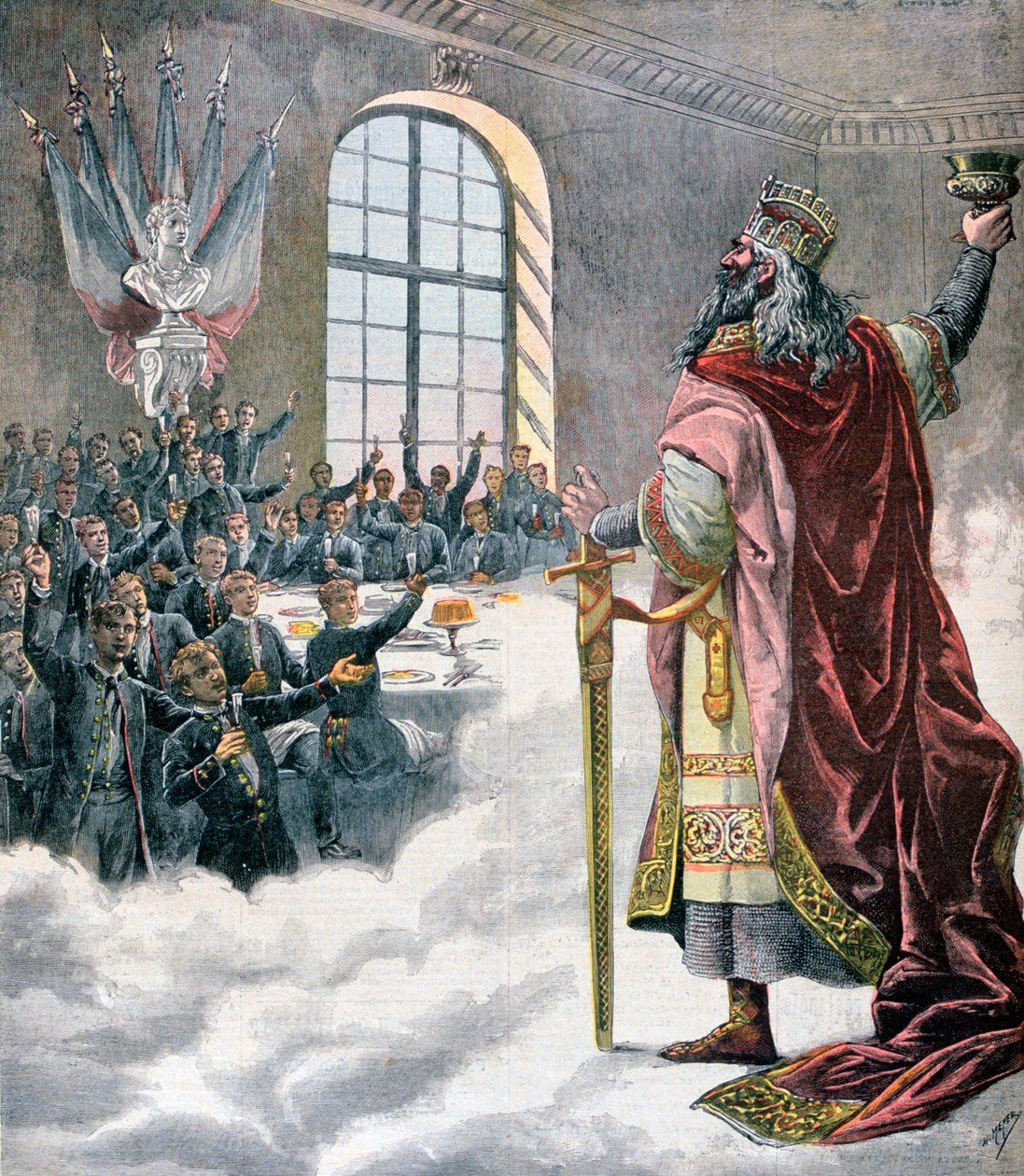 Święty Karol Wielki, 1892 r autorstwa Henri Meyer
