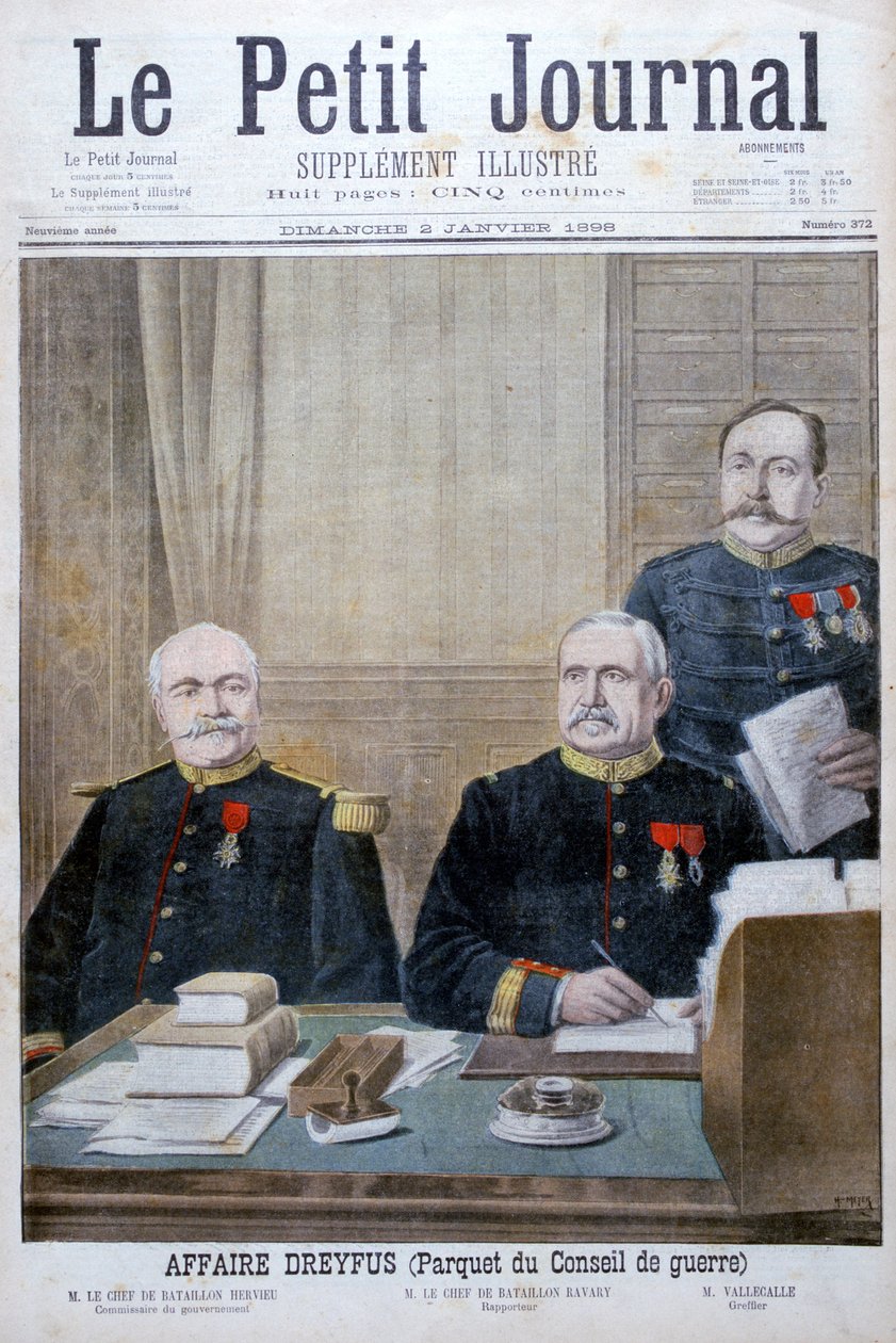 Afera Dreyfusa, 1898 autorstwa Henri Meyer